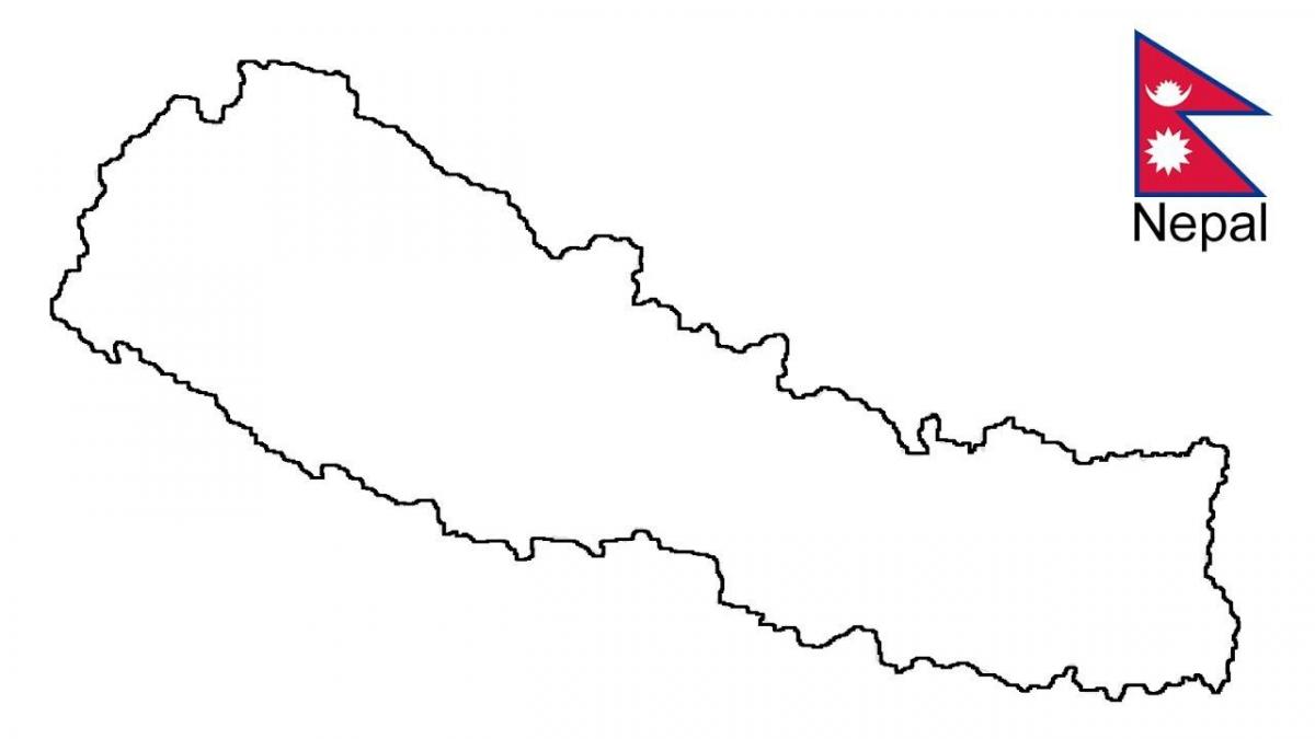 Mapę narysować Nepal