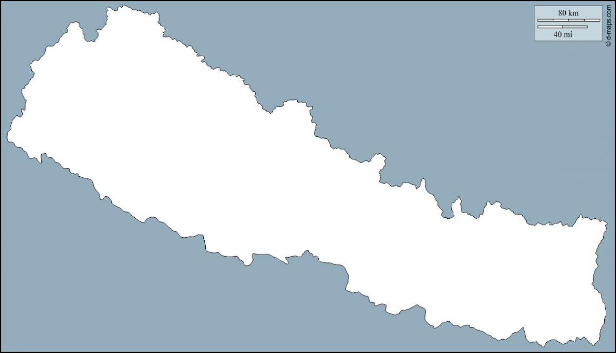 Mapa pusta Nepal