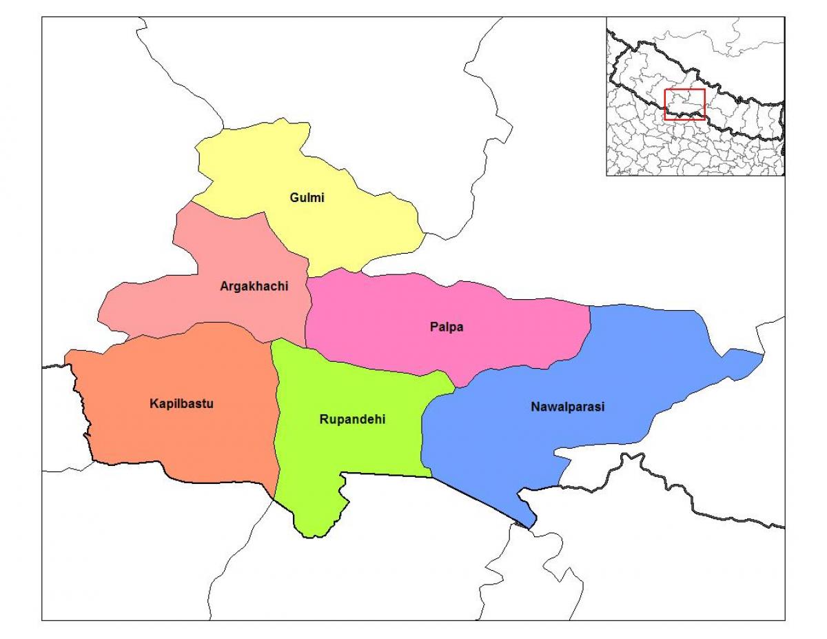 Mapa rupandehi Nepal