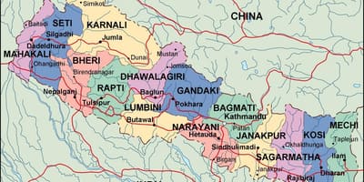 Karta cyfrowego Nepal