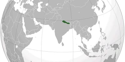 Mapa ziemi Nepal
