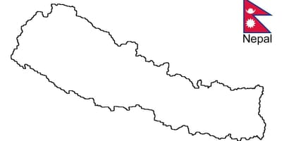 Mapę narysować Nepal