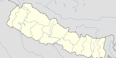 Mapa Nepalu wektor