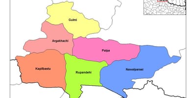 Mapa rupandehi Nepal
